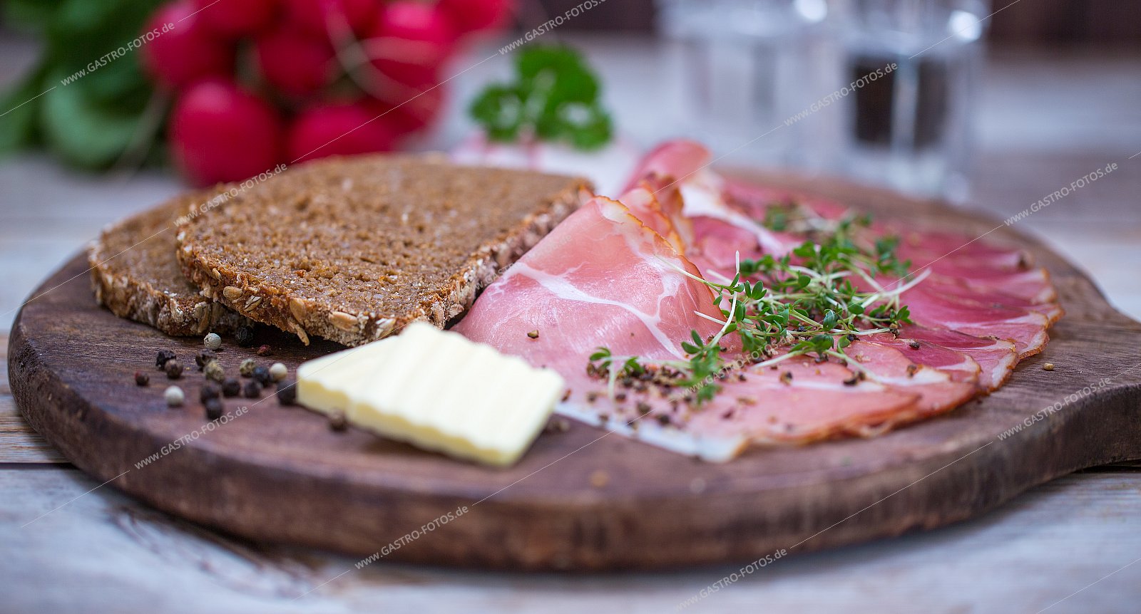 Schinkenbrot - Brote mit Fleischbelag
