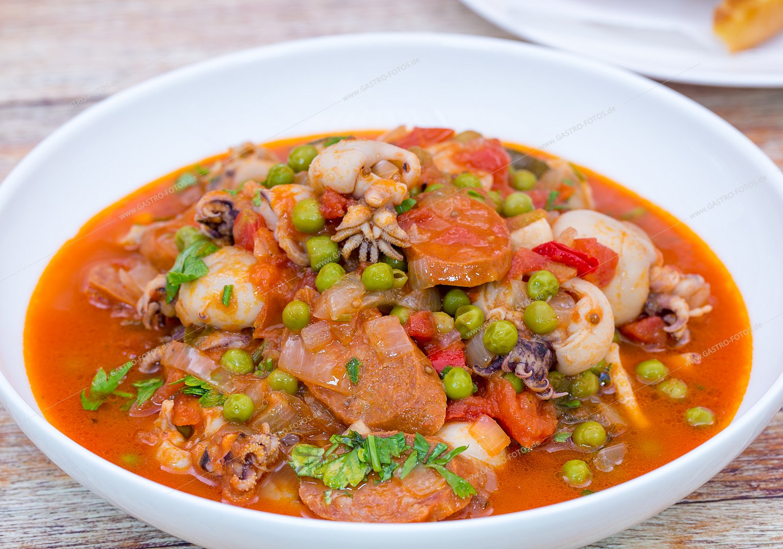 Calamari-Eintopf "Jardineira de Choquinhos" - Suppen & Eintöpfe mit Meeresfrüchten